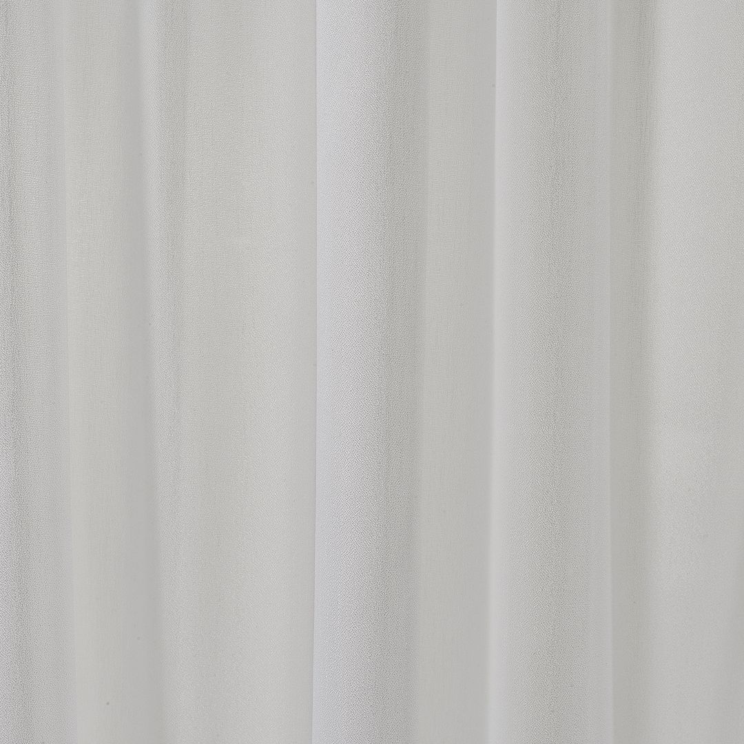 Semi Sheer Silk Crepe- Ecru