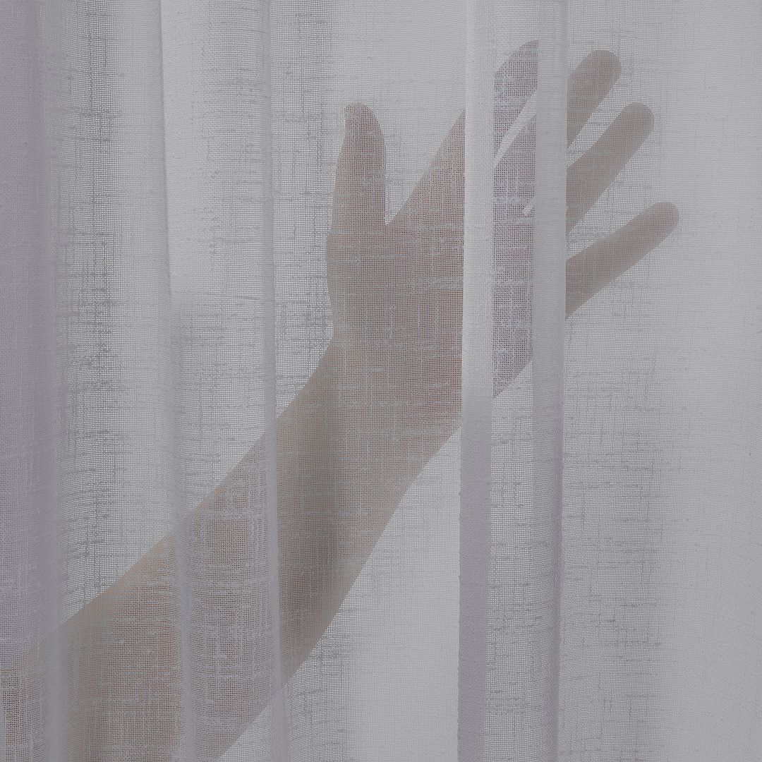 Semi Sheer Linen - Light Grey