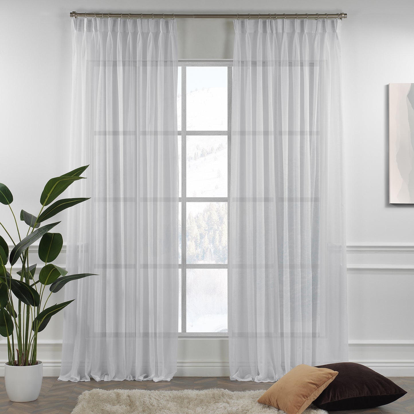 Sheer linen texture pinch pleated curtains, sheer linen look curtains, 100% polyester sheer curtains, pinch pleat curtains, linen look drapes, light filtering curtains, sheer window panels, elegant window treatments, living room curtains, bedroom curtains, dining room curtains, nursery curtains, custom size curtains, custom drapes, decorative sheer curtains, modern home decor, farmhouse curtains, privacy sheers, stylish curtain panels, window drapes.