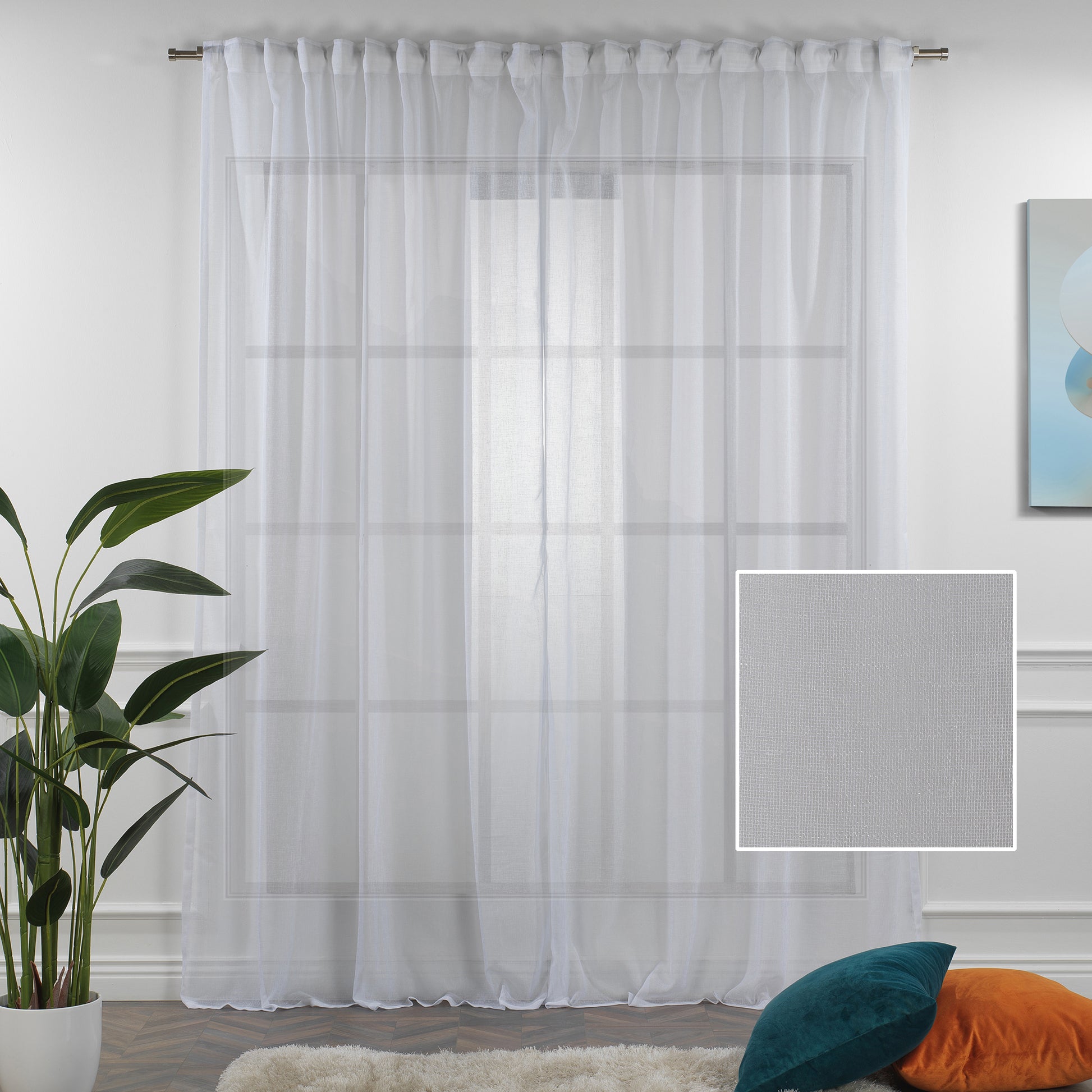 Lilijan Home sheer curtains, linen look curtains, sheer linen curtains, faux linen curtains, 100% polyester curtains, light filtering curtains, farmhouse curtains, modern sheer drapes, living room curtains, bedroom curtains, window treatments, airy curtains, elegant sheer panels, privacy sheer curtains, custom curtains, rod pocket curtains, back tab curtains, pinch pleat curtains, grommet curtains, curtain panels, home decor curtains, decorative window curtains
