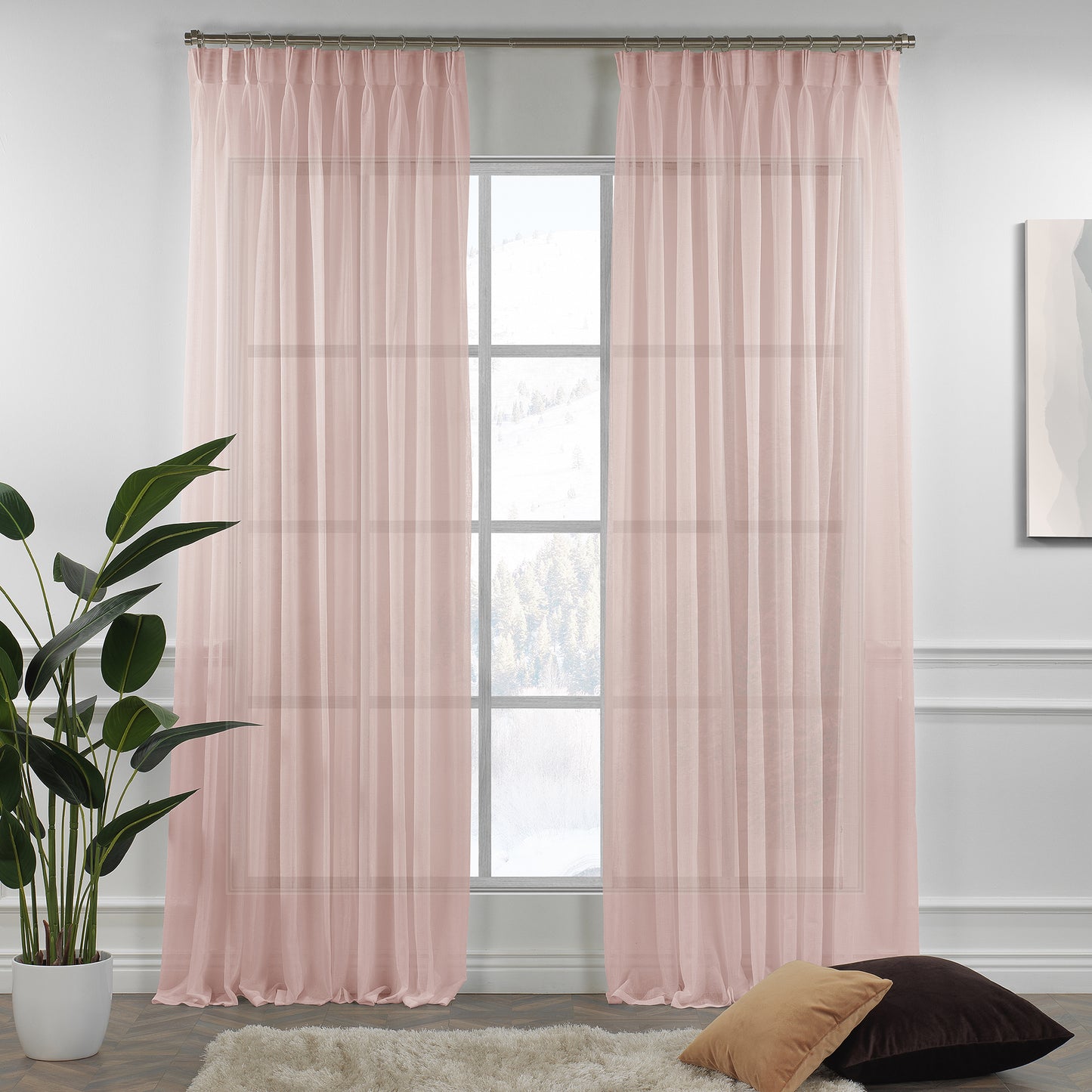Sheer linen texture pinch pleated curtains, sheer linen look curtains, 100% polyester sheer curtains, pinch pleat curtains, linen look drapes, light filtering curtains, sheer window panels, elegant window treatments, living room curtains, bedroom curtains, dining room curtains, nursery curtains, custom size curtains, custom drapes, decorative sheer curtains, modern home decor, farmhouse curtains, privacy sheers, stylish curtain panels, window drapes.