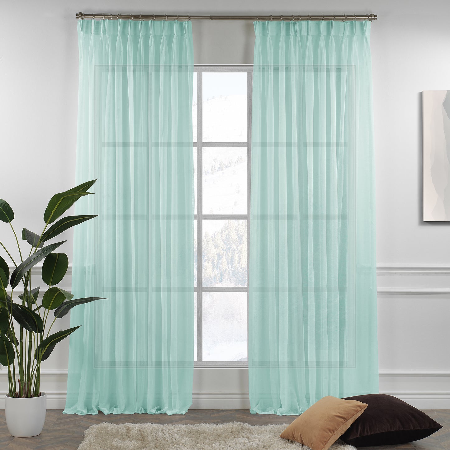 Sheer linen texture pinch pleated curtains, sheer linen look curtains, 100% polyester sheer curtains, pinch pleat curtains, linen look drapes, light filtering curtains, sheer window panels, elegant window treatments, living room curtains, bedroom curtains, dining room curtains, nursery curtains, custom size curtains, custom drapes, decorative sheer curtains, modern home decor, farmhouse curtains, privacy sheers, stylish curtain panels, window drapes.