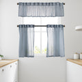 Sheer linen kitchen valances, sheer linen look kitchen valances, linen look kitchen valance, 100% polyester sheer valance, kitchen window valance, light filtering kitchen curtains, decorative kitchen curtains, farmhouse kitchen valance, modern kitchen decor, window topper, kitchen window treatment, custom kitchen valance, café window curtain, rod pocket valance, elegant window valance, stylish kitchen window topper, home decor, window furnishings