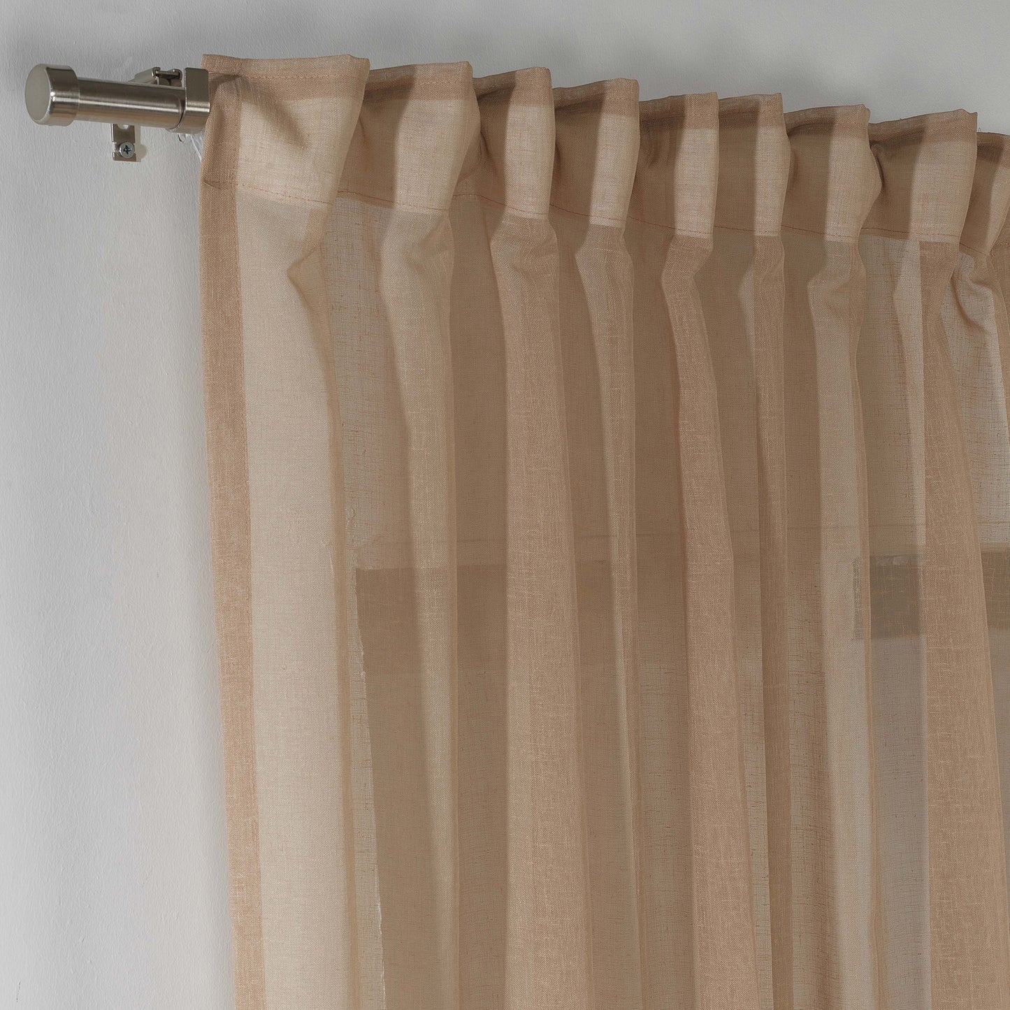 Lilijan Home sheer curtains, linen look curtains, sheer linen curtains, faux linen curtains, 100% polyester curtains, light filtering curtains, farmhouse curtains, modern sheer drapes, living room curtains, bedroom curtains, window treatments, airy curtains, elegant sheer panels, privacy sheer curtains, custom curtains, rod pocket curtains, back tab curtains, pinch pleat curtains, grommet curtains, curtain panels, home decor curtains, decorative window curtains