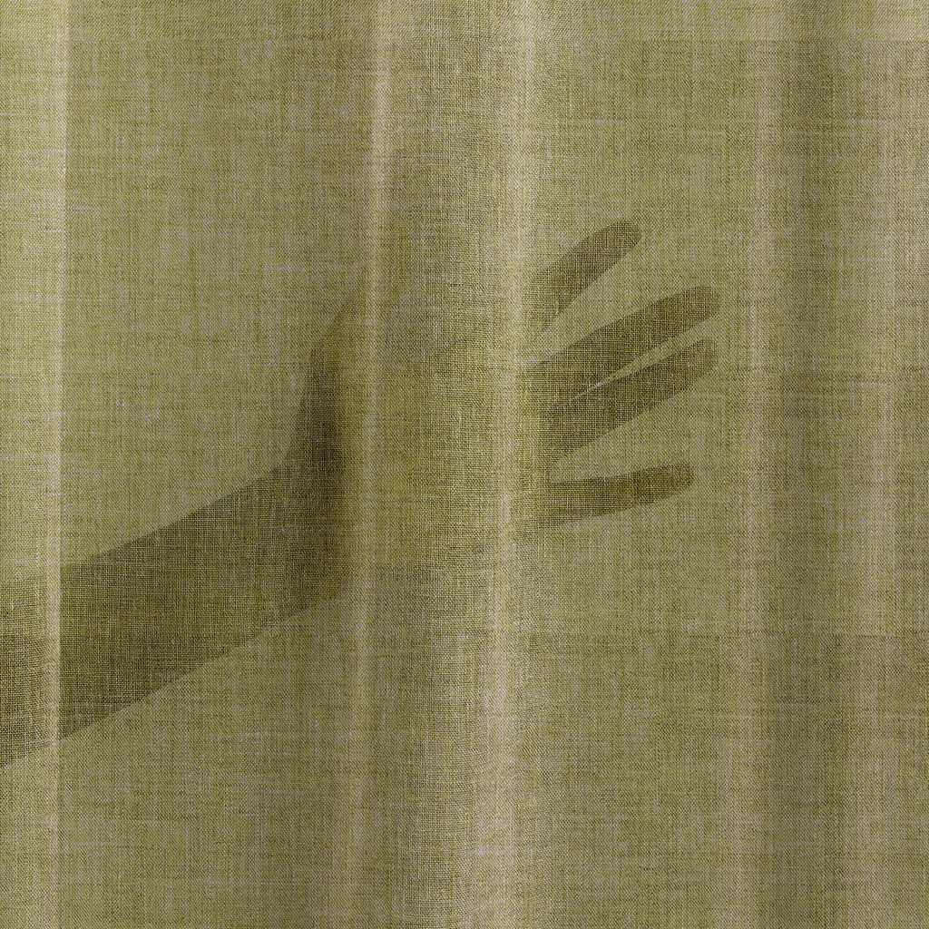 Sheer 100% Linen Curtain Single Panel - Lemon Ginger