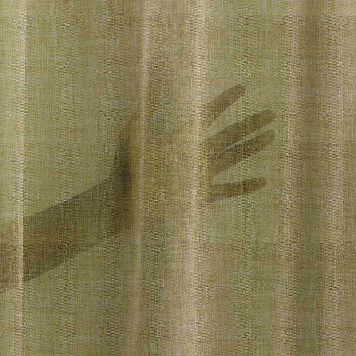 Sheer 100% Linen Curtain Single Panel - Lemon Ginger