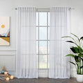 Lilijan Home semi sheer silk crepe curtains, semi sheer curtains, silk crepe curtains, light filtering curtains, elegant window drapes, 100% polyester curtains, living room curtains, bedroom curtains, dining room curtains, modern curtains, decorative curtain panels, luxury window treatments, privacy curtains, custom size curtains, custom drapes, rod pocket curtains, back tab curtains, pinch pleat curtains, home decor curtains, stylish window curtains.
