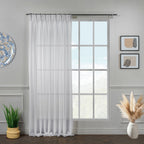 Semi sheer silk crepe pinch pleated curtains, semi sheer curtains, silk crepe curtains, pinch pleat curtains, light filtering curtains, elegant window drapes, decorative curtain panels, living room curtains, bedroom curtains, dining room curtains, nursery curtains, custom size curtains, custom drapes, privacy curtains, modern home decor, luxury window treatments, stylish curtain panels, window coverings, home furnishings, interior decor