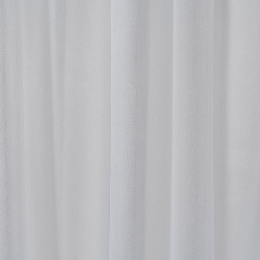 Semi Sheer Silk Crepe- White