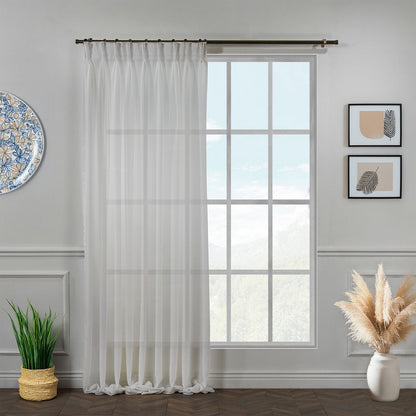 Semi sheer silk crepe pinch pleated curtains, semi sheer curtains, silk crepe curtains, pinch pleat curtains, light filtering curtains, elegant window drapes, decorative curtain panels, living room curtains, bedroom curtains, dining room curtains, nursery curtains, custom size curtains, custom drapes, privacy curtains, modern home decor, luxury window treatments, stylish curtain panels, window coverings, home furnishings, interior decor