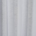 Semi Sheer Linen - White