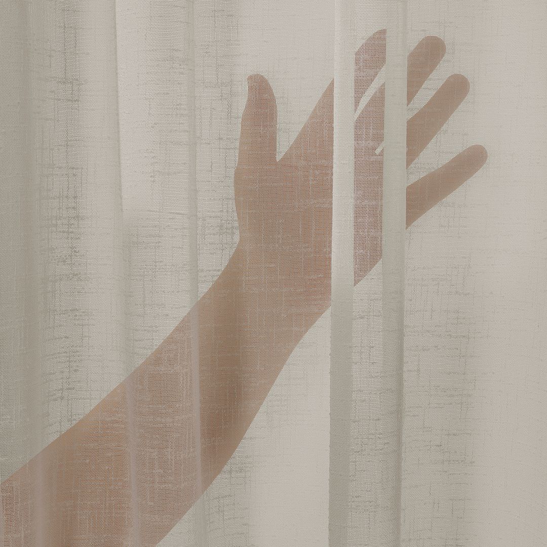 Semi Sheer Linen - Beige