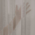 Semi Sheer Linen - Brown