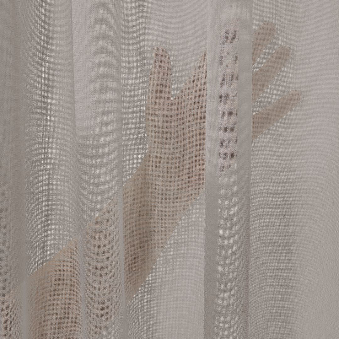 Semi Sheer Linen - Brown