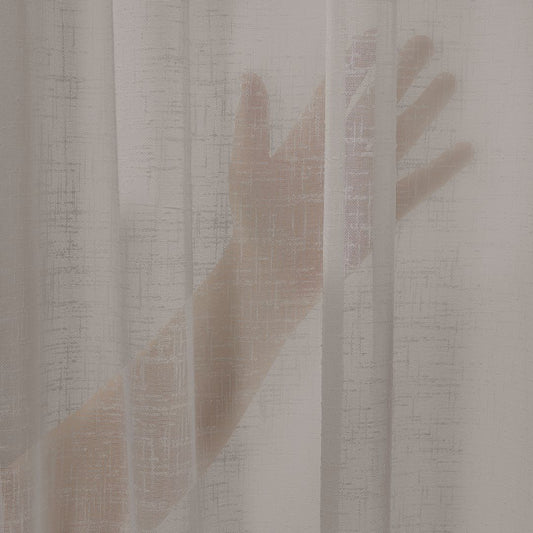 Semi Sheer Linen - Brown