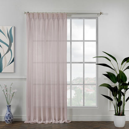 Semi sheer linen texture pinch pleated curtains, semi sheer linen look curtains, 100% polyester curtains, pinch pleat curtains, linen look drapes, light filtering curtains, decorative window panels, elegant window treatments, living room curtains, bedroom curtains, dining room curtains, nursery curtains, custom size curtains, custom drapes, privacy curtains, modern home decor, textured curtains, farmhouse curtains, stylish curtain panels, home furnishings