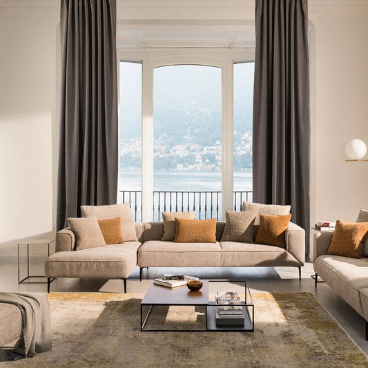 Decorative Pinch Pleated Curtain Single Panel - Grey