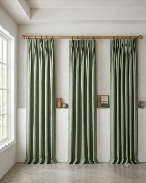 Pinch Pleated