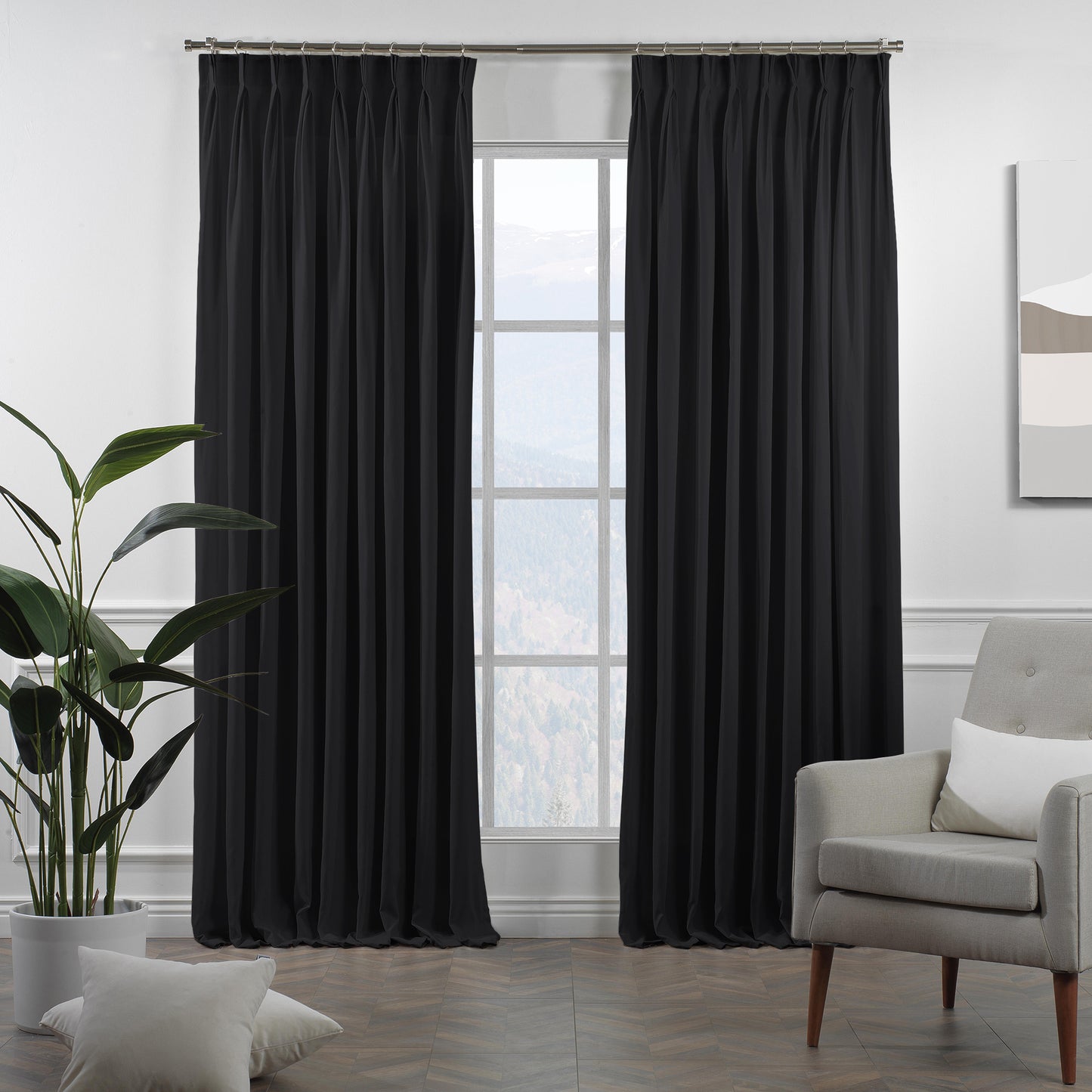 Lilijan Home decorative pinch pleated curtains, faux velvet look curtains, 100% polyester curtains, pinch pleat curtains, decorative window curtains, luxury drapes, elegant curtain panels, living room curtains, bedroom curtains, dining room curtains, nursery curtains, custom size curtains, custom drapes, privacy curtains, modern home decor, soft textured curtains, wrinkle resistant curtains, stylish window treatments, home furnishings