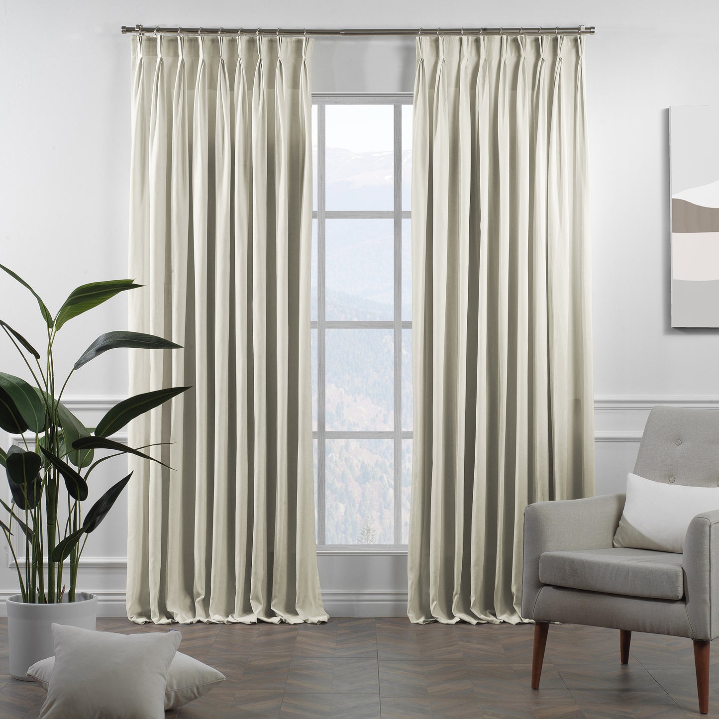 Lilijan Home decorative pinch pleated curtains, faux velvet look curtains, 100% polyester curtains, pinch pleat curtains, decorative window curtains, luxury drapes, elegant curtain panels, living room curtains, bedroom curtains, dining room curtains, nursery curtains, custom size curtains, custom drapes, privacy curtains, modern home decor, soft textured curtains, wrinkle resistant curtains, stylish window treatments, home furnishings