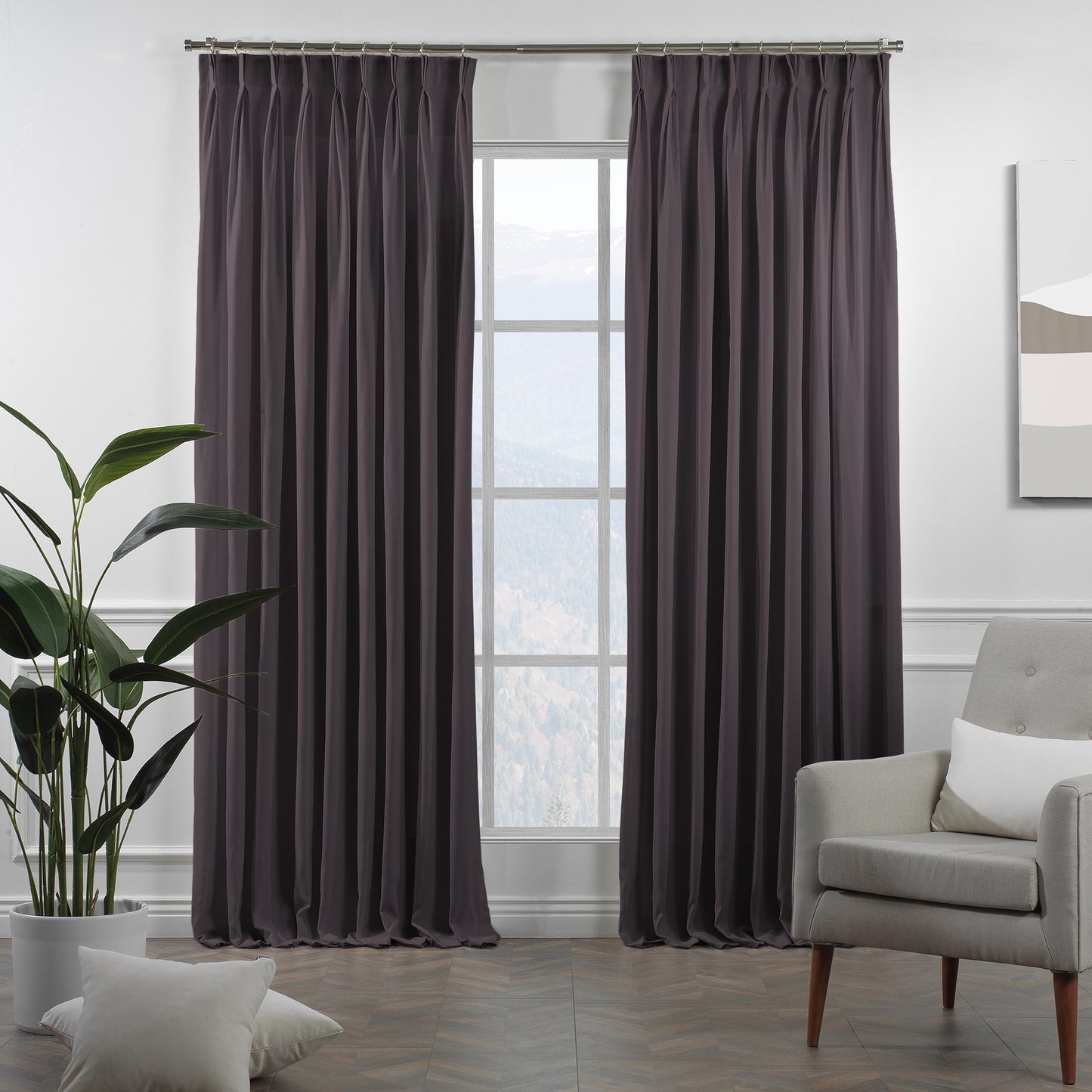 Lilijan Home decorative pinch pleated curtains, faux velvet look curtains, 100% polyester curtains, pinch pleat curtains, decorative window curtains, luxury drapes, elegant curtain panels, living room curtains, bedroom curtains, dining room curtains, nursery curtains, custom size curtains, custom drapes, privacy curtains, modern home decor, soft textured curtains, wrinkle resistant curtains, stylish window treatments, home furnishings