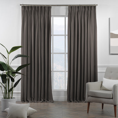 Lilijan Home decorative pinch pleated curtains, faux velvet look curtains, 100% polyester curtains, pinch pleat curtains, decorative window curtains, luxury drapes, elegant curtain panels, living room curtains, bedroom curtains, dining room curtains, nursery curtains, custom size curtains, custom drapes, privacy curtains, modern home decor, soft textured curtains, wrinkle resistant curtains, stylish window treatments, home furnishings