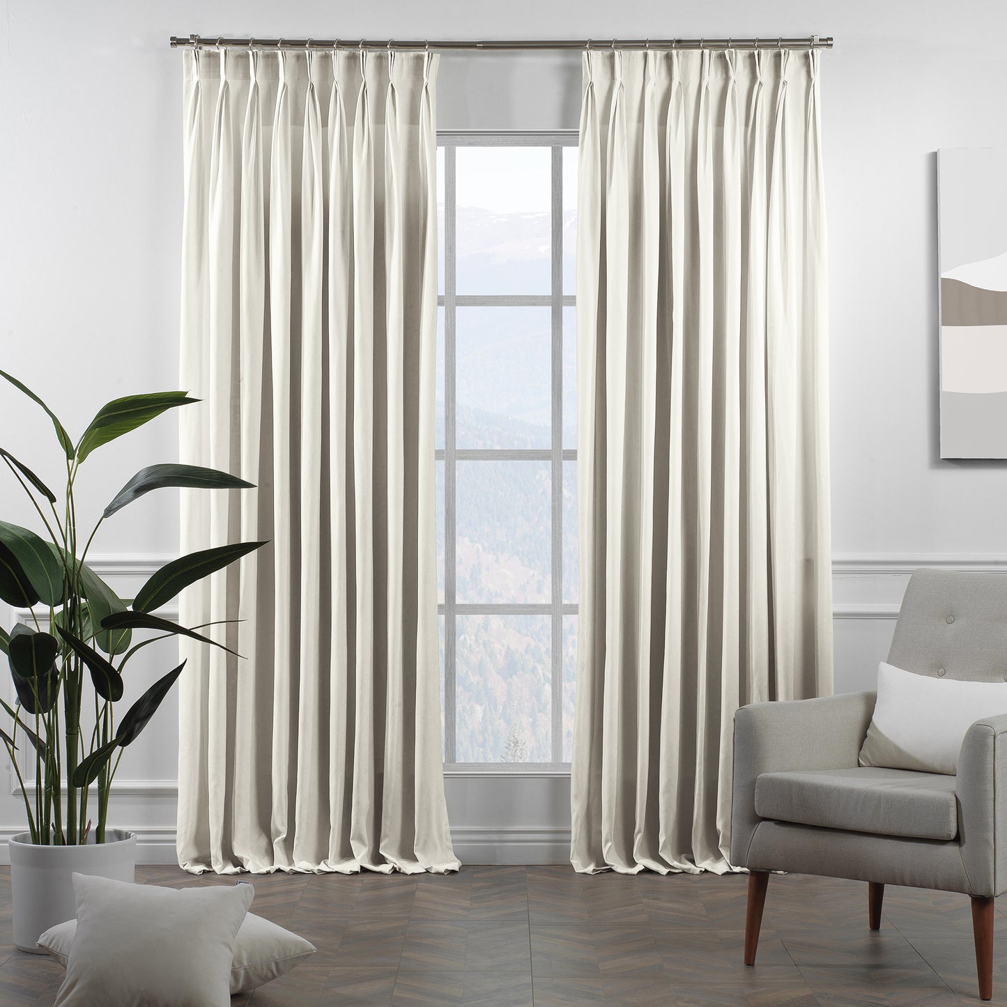 Lilijan Home decorative pinch pleated curtains, faux velvet look curtains, 100% polyester curtains, pinch pleat curtains, decorative window curtains, luxury drapes, elegant curtain panels, living room curtains, bedroom curtains, dining room curtains, nursery curtains, custom size curtains, custom drapes, privacy curtains, modern home decor, soft textured curtains, wrinkle resistant curtains, stylish window treatments, home furnishings