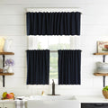 Decorative Kitchen Valances Set of 3 - Royal Blue