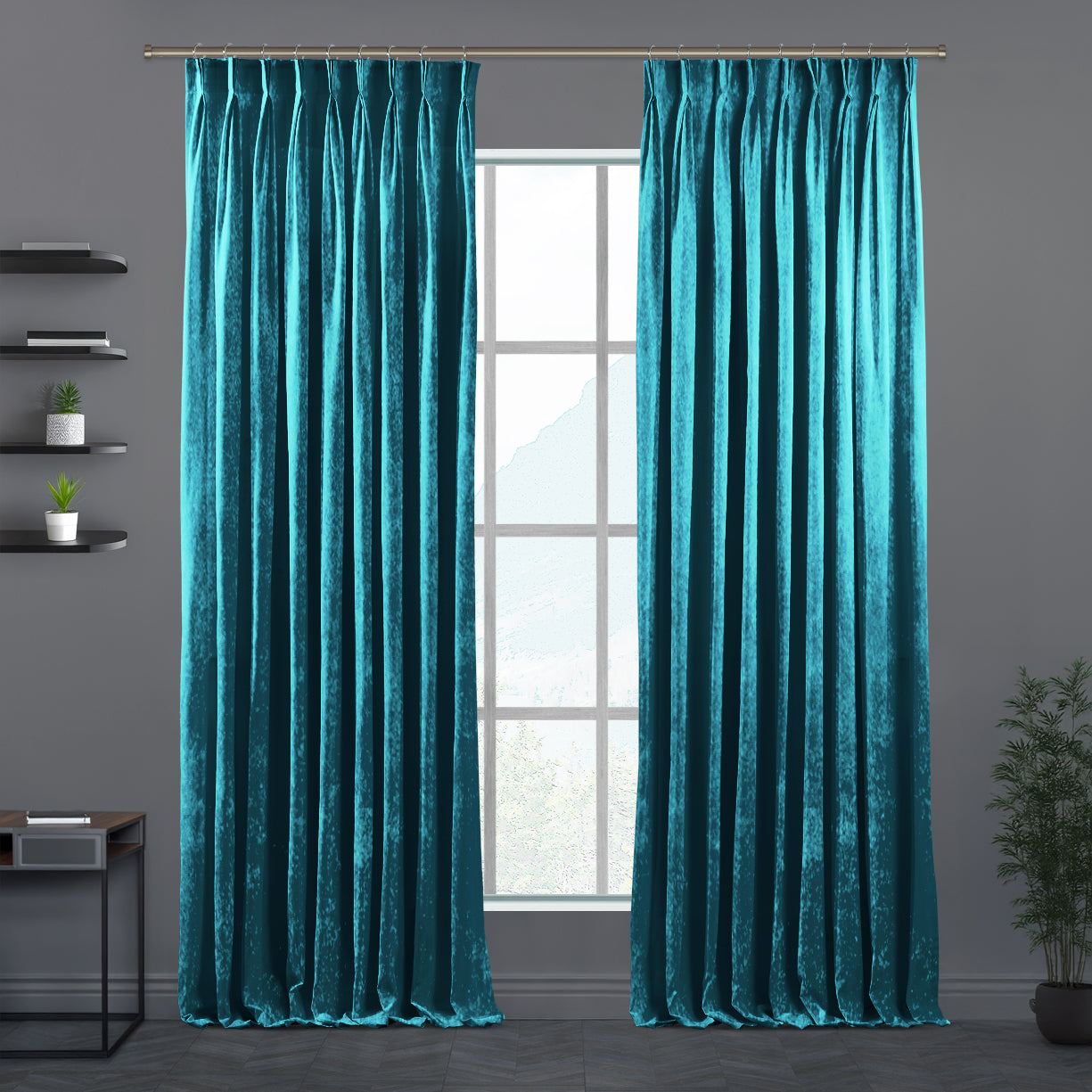 Lilijan Home shiny velvet pinch pleated curtains, shiny velvet curtains, pinch pleat curtains, velvet window curtains, luxury curtains, decorative drapes, elegant window treatments, living room curtains, bedroom curtains, dining room curtains, nursery curtains, custom curtains, custom size curtains, tailored pleated curtains, soft velvet curtains, privacy curtains, modern home decor, curtain panels, stylish window drapes, luxury home furnishings