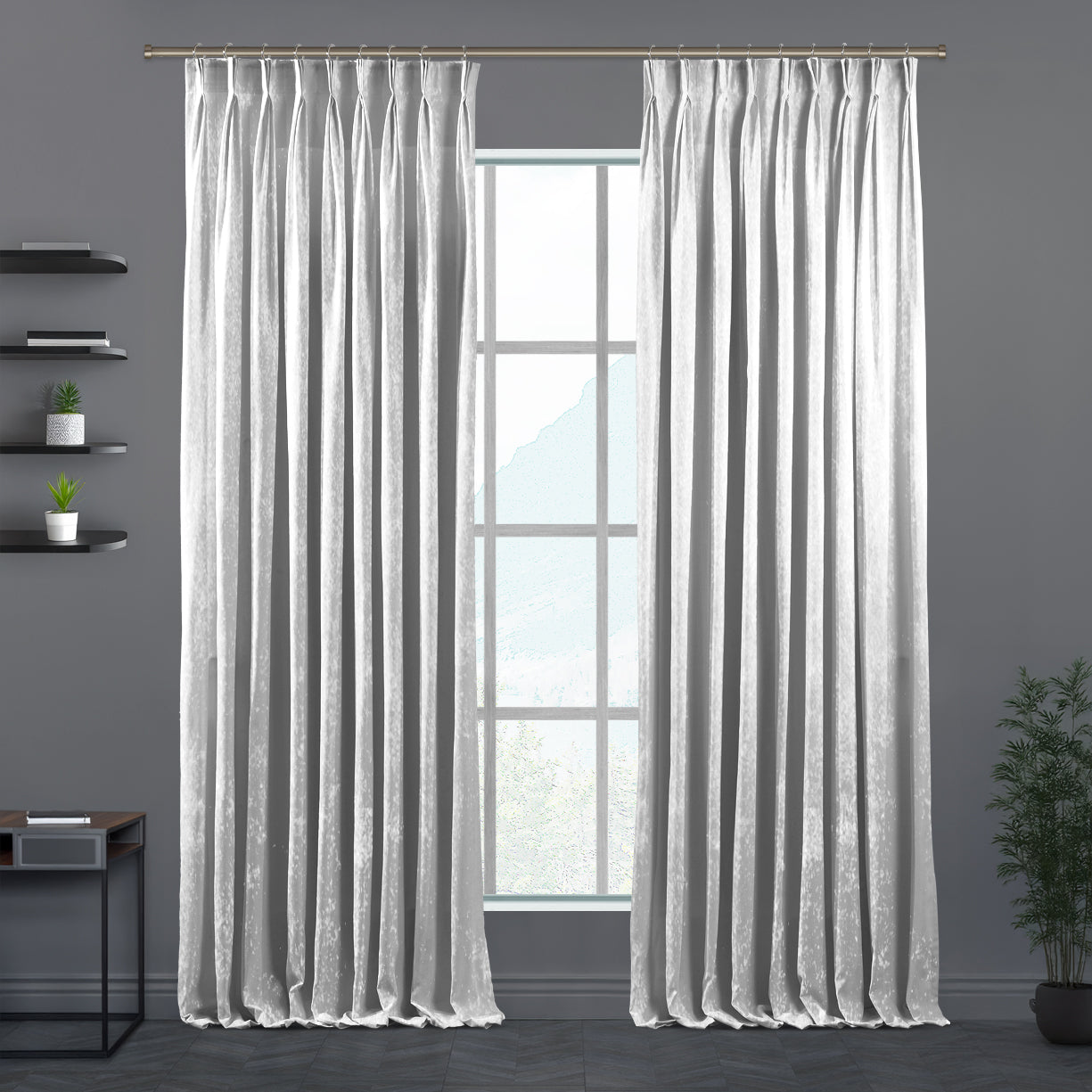 Lilijan Home shiny velvet pinch pleated curtains, shiny velvet curtains, pinch pleat curtains, velvet window curtains, luxury curtains, decorative drapes, elegant window treatments, living room curtains, bedroom curtains, dining room curtains, nursery curtains, custom curtains, custom size curtains, tailored pleated curtains, soft velvet curtains, privacy curtains, modern home decor, curtain panels, stylish window drapes, luxury home furnishings