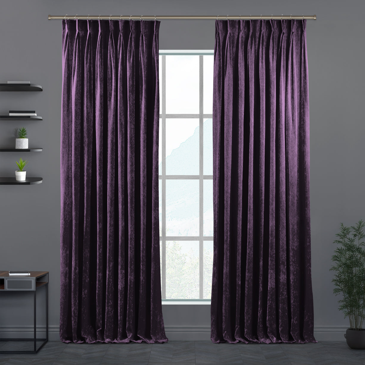 Lilijan Home shiny velvet pinch pleated curtains, shiny velvet curtains, pinch pleat curtains, velvet window curtains, luxury curtains, decorative drapes, elegant window treatments, living room curtains, bedroom curtains, dining room curtains, nursery curtains, custom curtains, custom size curtains, tailored pleated curtains, soft velvet curtains, privacy curtains, modern home decor, curtain panels, stylish window drapes, luxury home furnishings