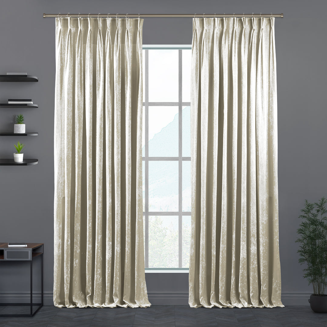 Lilijan Home shiny velvet pinch pleated curtains, shiny velvet curtains, pinch pleat curtains, velvet window curtains, luxury curtains, decorative drapes, elegant window treatments, living room curtains, bedroom curtains, dining room curtains, nursery curtains, custom curtains, custom size curtains, tailored pleated curtains, soft velvet curtains, privacy curtains, modern home decor, curtain panels, stylish window drapes, luxury home furnishings