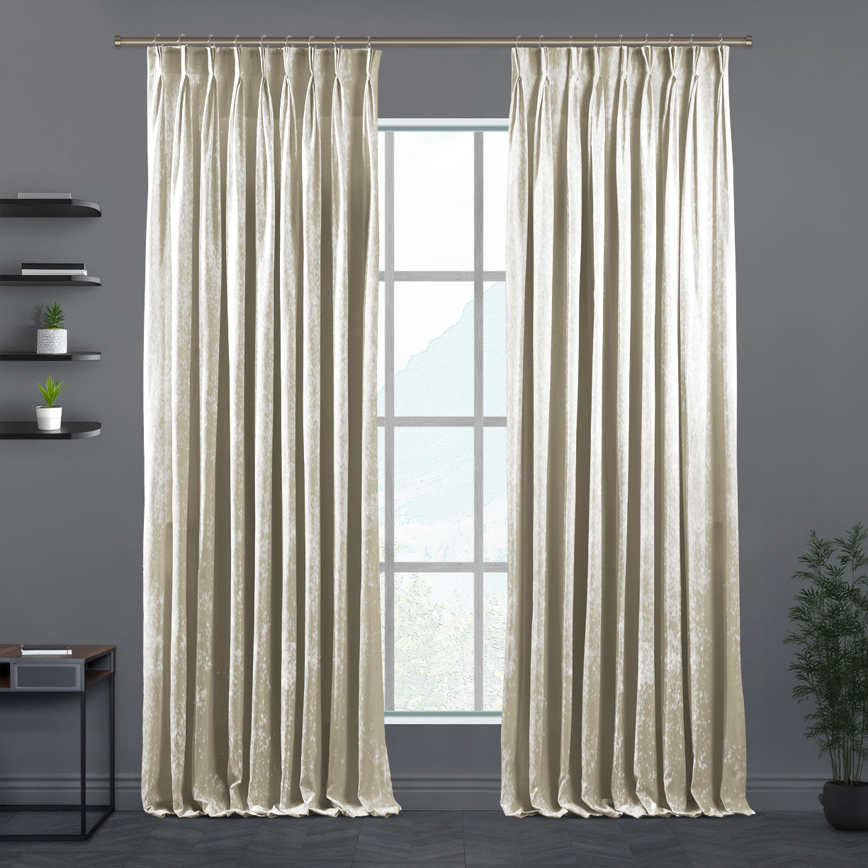 Lilijan Home shiny velvet pinch pleated curtains, shiny velvet curtains, pinch pleat curtains, velvet window curtains, luxury curtains, decorative drapes, elegant window treatments, living room curtains, bedroom curtains, dining room curtains, nursery curtains, custom curtains, custom size curtains, tailored pleated curtains, soft velvet curtains, privacy curtains, modern home decor, curtain panels, stylish window drapes, luxury home furnishings