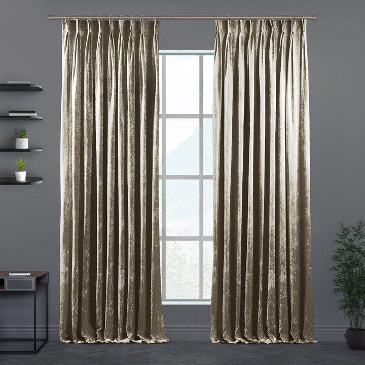 Lilijan Home shiny velvet pinch pleated curtains, shiny velvet curtains, pinch pleat curtains, velvet window curtains, luxury curtains, decorative drapes, elegant window treatments, living room curtains, bedroom curtains, dining room curtains, nursery curtains, custom curtains, custom size curtains, tailored pleated curtains, soft velvet curtains, privacy curtains, modern home decor, curtain panels, stylish window drapes, luxury home furnishings