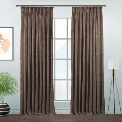 Lilijan Home matte velvet pinch pleated curtains, matte velvet curtains, pinch pleat curtains, velvet window curtains, luxury curtains, decorative drapes, elegant window treatments, living room curtains, bedroom curtains, dining room curtains, nursery curtains, custom curtains, custom size drapes, privacy curtains, soft velvet curtains, tailored pleated curtains, modern home decor, luxury home furnishings, curtain panels, stylish window drapes
