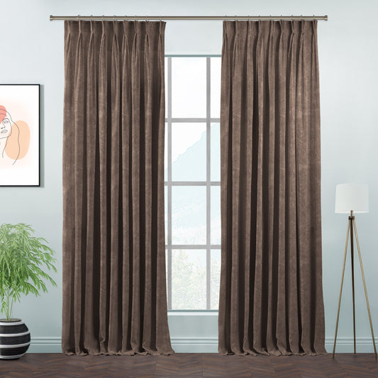 Lilijan Home matte velvet pinch pleated curtains, matte velvet curtains, pinch pleat curtains, velvet window curtains, luxury curtains, decorative drapes, elegant window treatments, living room curtains, bedroom curtains, dining room curtains, nursery curtains, custom curtains, custom size drapes, privacy curtains, soft velvet curtains, tailored pleated curtains, modern home decor, luxury home furnishings, curtain panels, stylish window drapes
