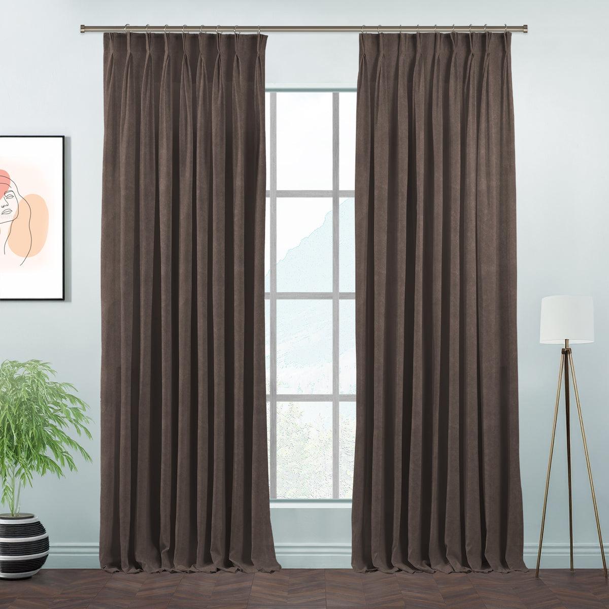 Lilijan Home matte velvet pinch pleated curtains, matte velvet curtains, pinch pleat curtains, velvet window curtains, luxury curtains, decorative drapes, elegant window treatments, living room curtains, bedroom curtains, dining room curtains, nursery curtains, custom curtains, custom size drapes, privacy curtains, soft velvet curtains, tailored pleated curtains, modern home decor, luxury home furnishings, curtain panels, stylish window drapes
