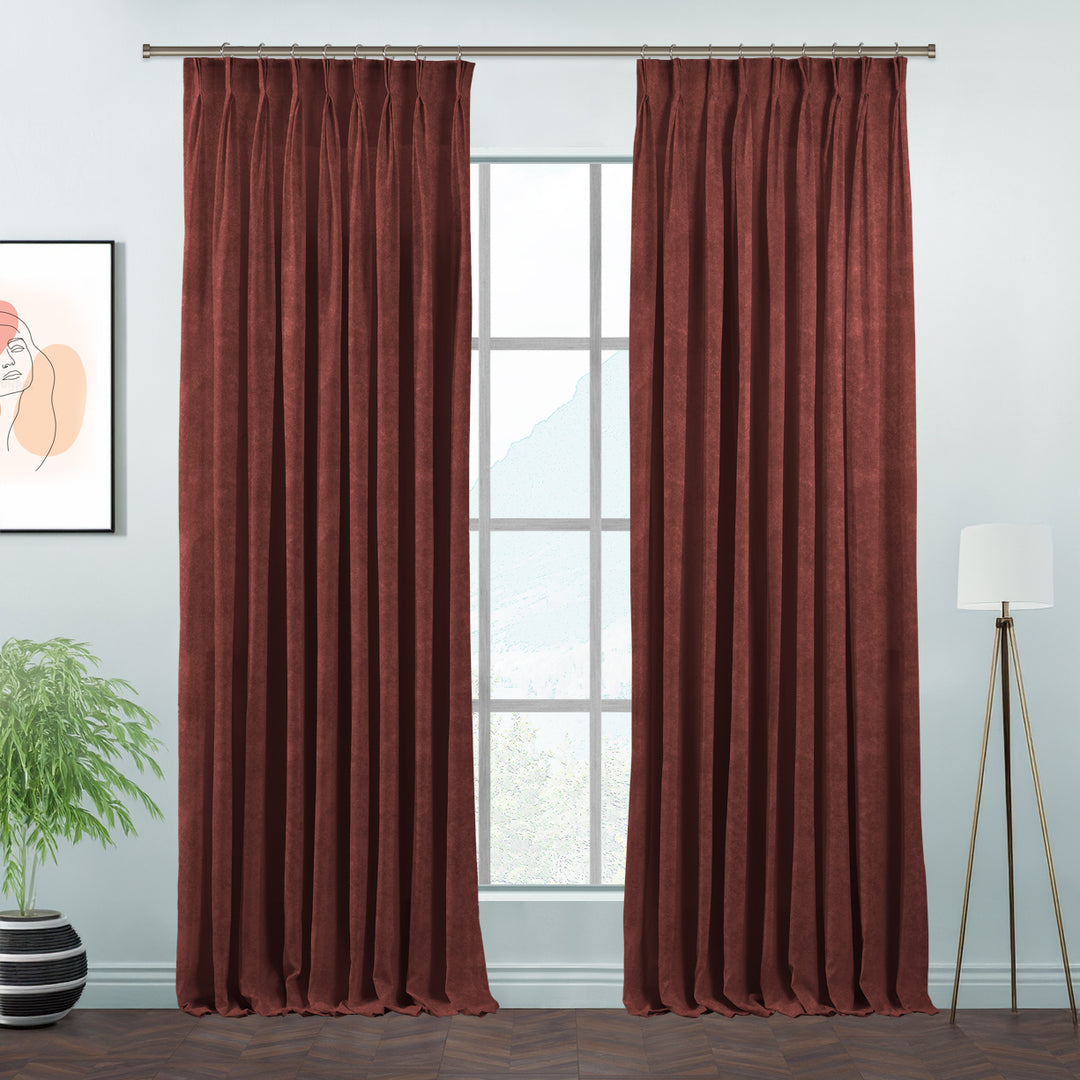 Lilijan Home matte velvet pinch pleated curtains, matte velvet curtains, pinch pleat curtains, velvet window curtains, luxury curtains, decorative drapes, elegant window treatments, living room curtains, bedroom curtains, dining room curtains, nursery curtains, custom curtains, custom size drapes, privacy curtains, soft velvet curtains, tailored pleated curtains, modern home decor, luxury home furnishings, curtain panels, stylish window drapes
