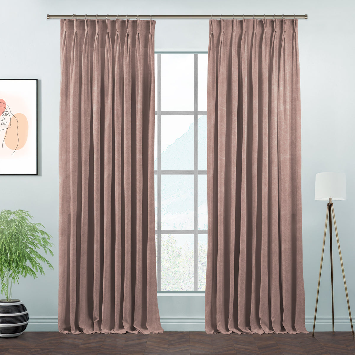 Lilijan Home matte velvet pinch pleated curtains, matte velvet curtains, pinch pleat curtains, velvet window curtains, luxury curtains, decorative drapes, elegant window treatments, living room curtains, bedroom curtains, dining room curtains, nursery curtains, custom curtains, custom size drapes, privacy curtains, soft velvet curtains, tailored pleated curtains, modern home decor, luxury home furnishings, curtain panels, stylish window drapes
