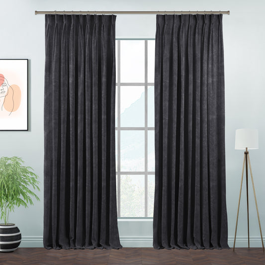 Lilijan Home matte velvet pinch pleated curtains, matte velvet curtains, pinch pleat curtains, velvet window curtains, luxury curtains, decorative drapes, elegant window treatments, living room curtains, bedroom curtains, dining room curtains, nursery curtains, custom curtains, custom size drapes, privacy curtains, soft velvet curtains, tailored pleated curtains, modern home decor, luxury home furnishings, curtain panels, stylish window drapes
