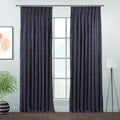 Matte Velvet Pinch Pleated Curtain Single Panel - Independence