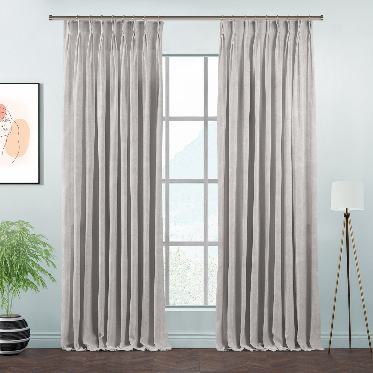 Lilijan Home matte velvet pinch pleated curtains, matte velvet curtains, pinch pleat curtains, velvet window curtains, luxury curtains, decorative drapes, elegant window treatments, living room curtains, bedroom curtains, dining room curtains, nursery curtains, custom curtains, custom size drapes, privacy curtains, soft velvet curtains, tailored pleated curtains, modern home decor, luxury home furnishings, curtain panels, stylish window drapes
