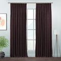 Matte Velvet Pinch Pleated Curtain Single Panel - Catawba