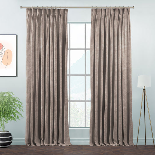 Lilijan Home matte velvet pinch pleated curtains, matte velvet curtains, pinch pleat curtains, velvet window curtains, luxury curtains, decorative drapes, elegant window treatments, living room curtains, bedroom curtains, dining room curtains, nursery curtains, custom curtains, custom size drapes, privacy curtains, soft velvet curtains, tailored pleated curtains, modern home decor, luxury home furnishings, curtain panels, stylish window drapes
