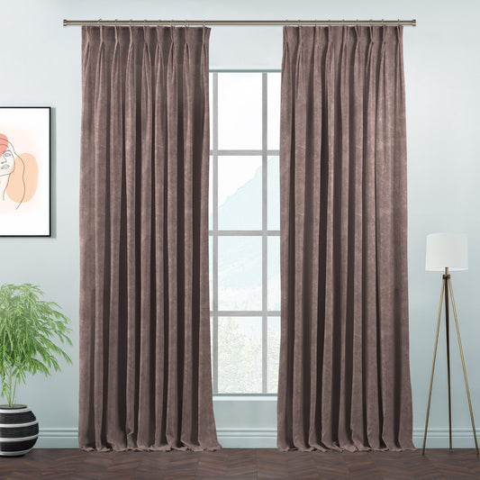Lilijan Home matte velvet pinch pleated curtains, matte velvet curtains, pinch pleat curtains, velvet window curtains, luxury curtains, decorative drapes, elegant window treatments, living room curtains, bedroom curtains, dining room curtains, nursery curtains, custom curtains, custom size drapes, privacy curtains, soft velvet curtains, tailored pleated curtains, modern home decor, luxury home furnishings, curtain panels, stylish window drapes
