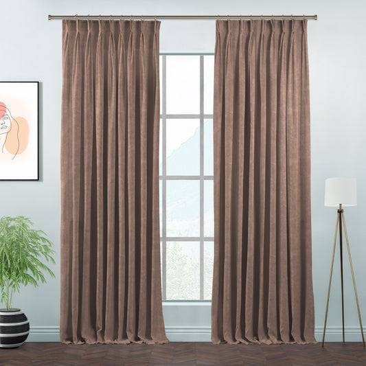 Lilijan Home matte velvet pinch pleated curtains, matte velvet curtains, pinch pleat curtains, velvet window curtains, luxury curtains, decorative drapes, elegant window treatments, living room curtains, bedroom curtains, dining room curtains, nursery curtains, custom curtains, custom size drapes, privacy curtains, soft velvet curtains, tailored pleated curtains, modern home decor, luxury home furnishings, curtain panels, stylish window drapes
