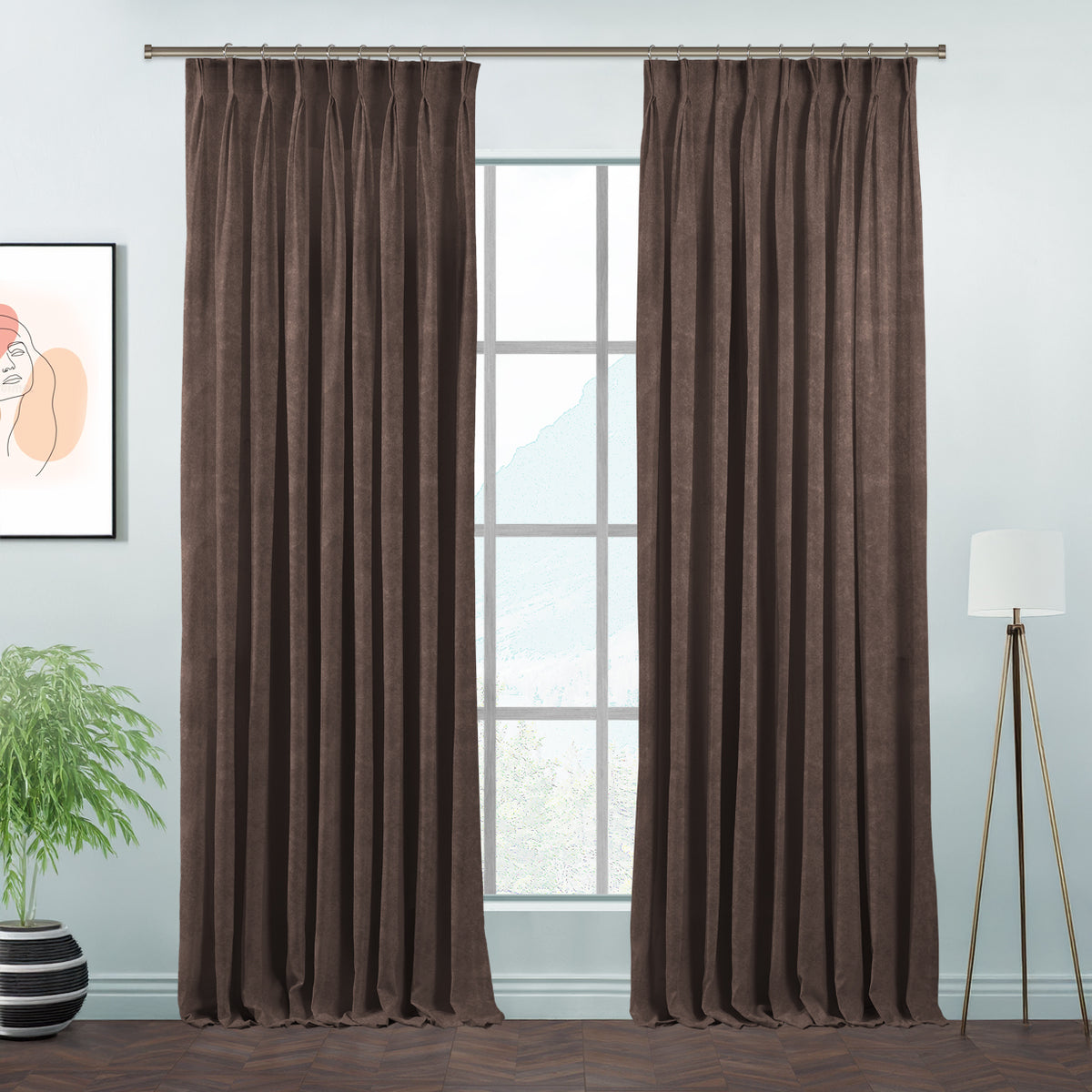 Lilijan Home matte velvet pinch pleated curtains, matte velvet curtains, pinch pleat curtains, velvet window curtains, luxury curtains, decorative drapes, elegant window treatments, living room curtains, bedroom curtains, dining room curtains, nursery curtains, custom curtains, custom size drapes, privacy curtains, soft velvet curtains, tailored pleated curtains, modern home decor, luxury home furnishings, curtain panels, stylish window drapes
