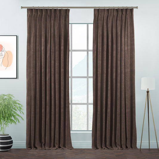 Lilijan Home matte velvet pinch pleated curtains, matte velvet curtains, pinch pleat curtains, velvet window curtains, luxury curtains, decorative drapes, elegant window treatments, living room curtains, bedroom curtains, dining room curtains, nursery curtains, custom curtains, custom size drapes, privacy curtains, soft velvet curtains, tailored pleated curtains, modern home decor, luxury home furnishings, curtain panels, stylish window drapes
