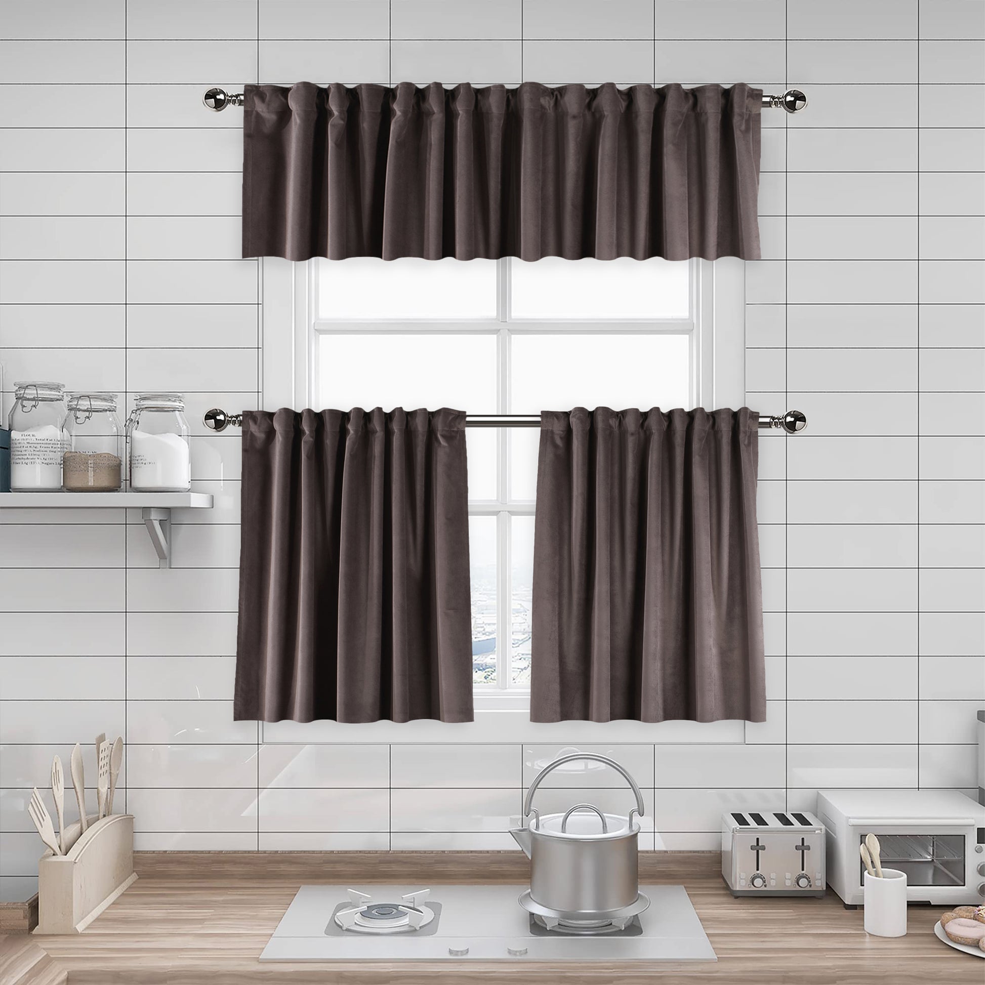 Matte velvet kitchen valances, matte velvet window valance, kitchen window valance, decorative kitchen curtains, velvet valance, luxury kitchen decor, window topper, kitchen window treatment, custom kitchen valance, modern kitchen curtains, farmhouse kitchen valance, elegant window valance, soft velvet valance, café window curtain, rod pocket valance, kitchen home decor, decorative window topper, stylish kitchen valance, window furnishings