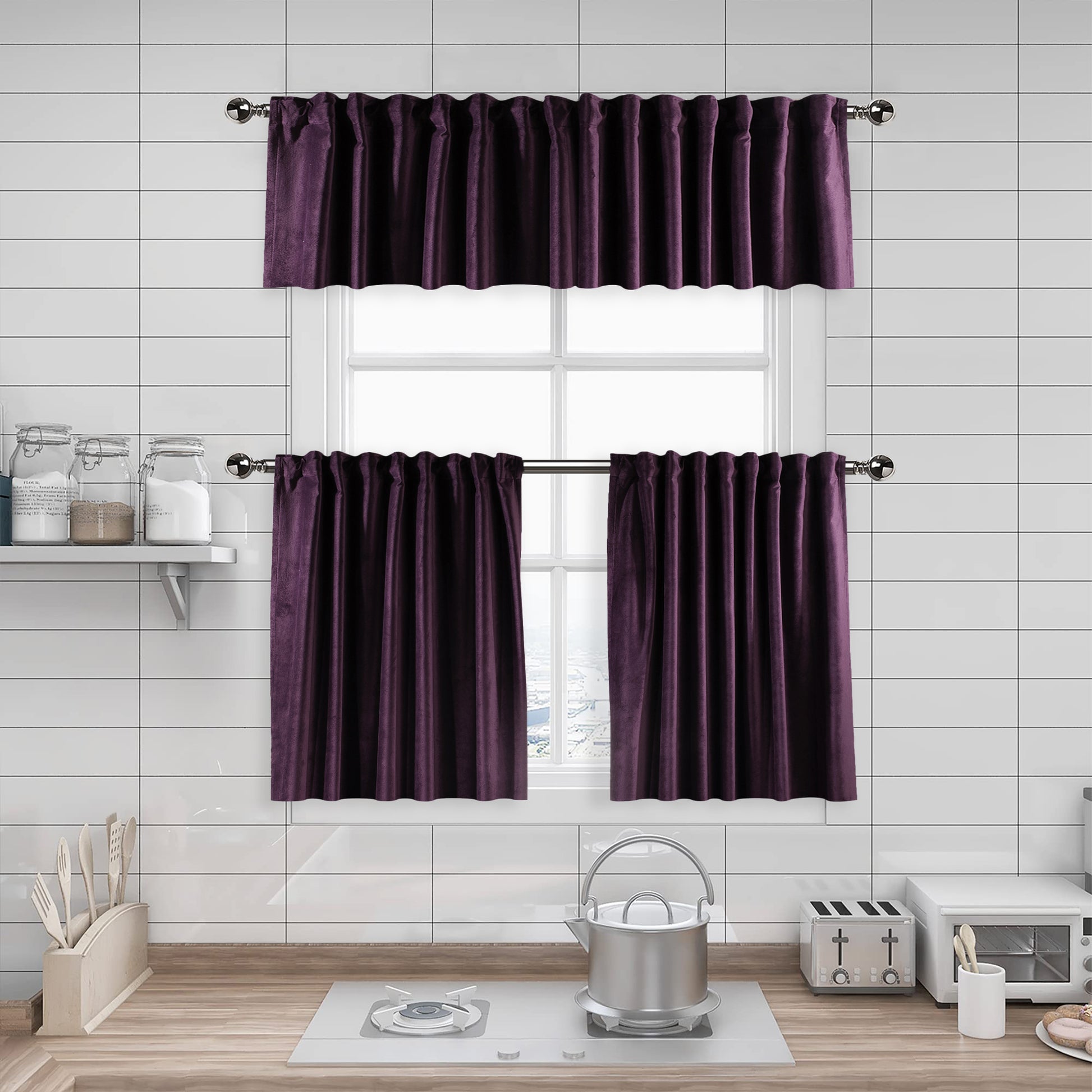 Matte velvet kitchen valances, matte velvet window valance, kitchen window valance, decorative kitchen curtains, velvet valance, luxury kitchen decor, window topper, kitchen window treatment, custom kitchen valance, modern kitchen curtains, farmhouse kitchen valance, elegant window valance, soft velvet valance, café window curtain, rod pocket valance, kitchen home decor, decorative window topper, stylish kitchen valance, window furnishings